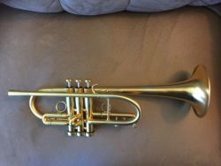 Monette Prana P1 C Trumpet Gold Plated