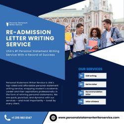 Readmission letter writing service