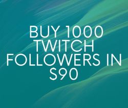Buy 1000 Twitch Followers in $90
