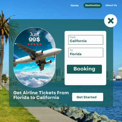 Book Cheap Airline Tickets from Florida to Califor