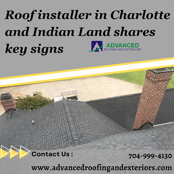 Roof installer in Charlotte and Indian Land shares