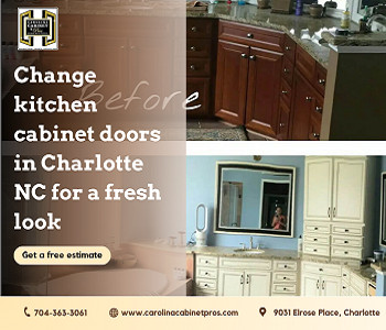 Change kitchen cabinet doors in Charlotte